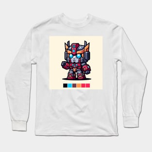 Chibi transformer boy Long Sleeve T-Shirt